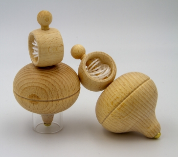 GI6420N - Schnurkreisel klein - natur