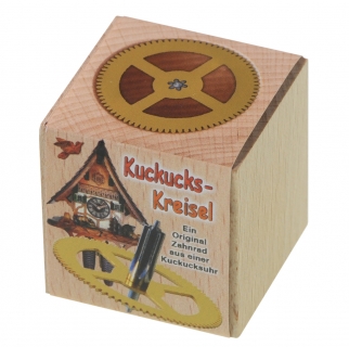 CO750371 - Kuckucks-Kreisel im Holzwürfel