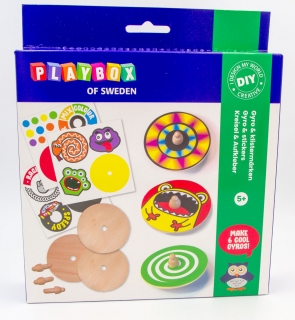 BU746 - Wooden spinning top craft kit