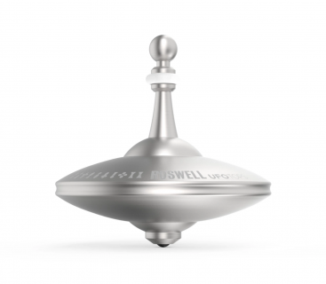 UFO2S - Metal spinning top Roswell silver