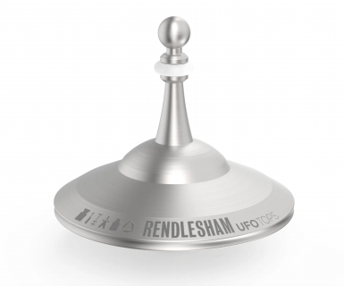 UFO3S - Metall-Kreisel Rendlesham silber