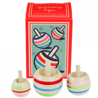 RL29948 - Wooden spinning top (set of 3)