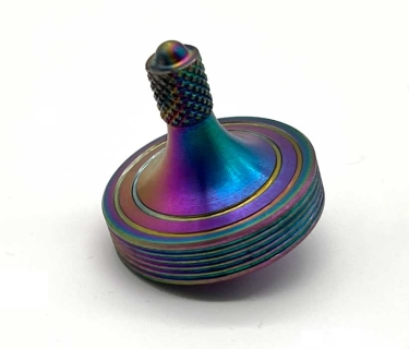 CS311 - Edelstahlkreisel Regenbogen mattiert
