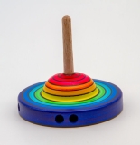 KM1038_1 - Finger-dancing blow spinning top rainbow