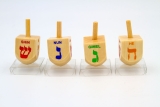 CS195 wooden dreidel