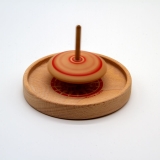KS625 - Wooden spinning top with spinning base