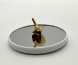 CS133w - small mirror 88 mm white