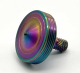 CS311 - Edelstahlkreisel Regenbogen mattiert