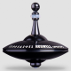 UFO3307 - Metall-Kreisel Roswell schwarz