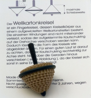 B133 - Wellkarton mit Holzstiel