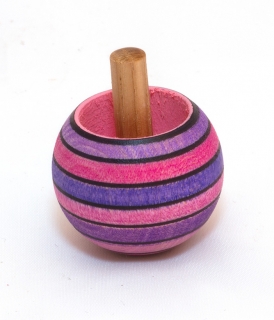 M0110 - standing up/turning/reversing spinning top Lilac