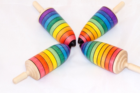 M0340 - Thunderbolt stripes rainbow