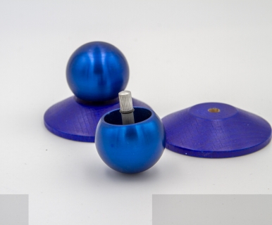 KV117 - Alu-Stehauf- / Wende- Umkehrkreisel blau