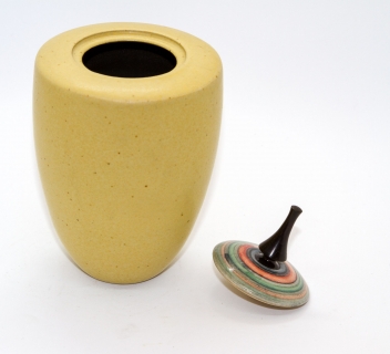 HKC02 - Keramik - Kreiseldose