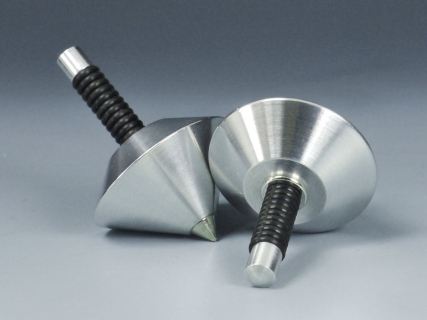 B635_2 - Aluminium cone spinning top