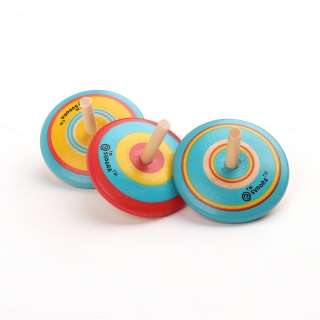 SV13004 - colourful wooden spinning top