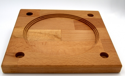 PA100 -  spinning top plate beech