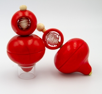 GI6420R - Schnurkreisel klein - rot