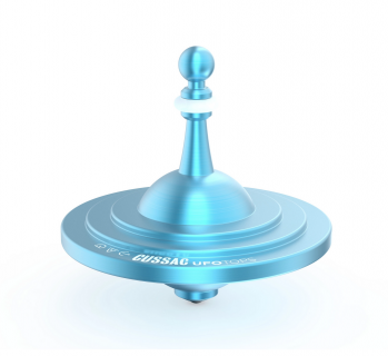 UFO1B - Metal spinning top Cussac blue