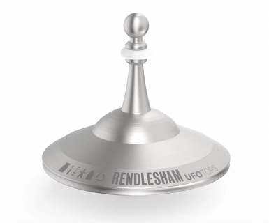 UFO8413 - Metall-Kreisel Rendlesham silber