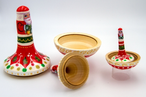 FA0053 - Matryoshka spinning top 3in1