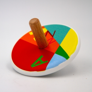 BJ36650 - Letter Spinning Top