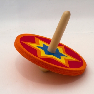 ED130181_2 - Wooden spinning top star