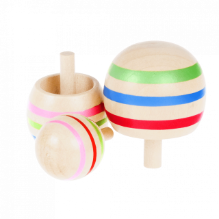 RL29948 - Wooden spinning top (set of 3)