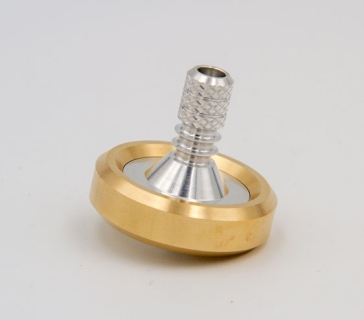 CS409 - spinning top aluminium/brass