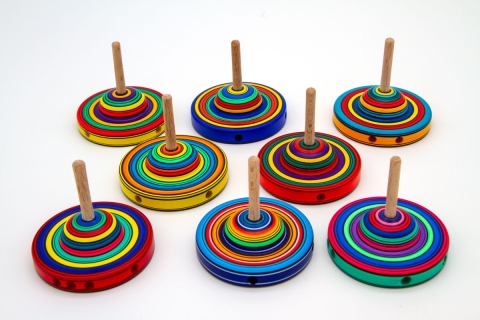 KM1038 - Finger-dancing blow spinning top