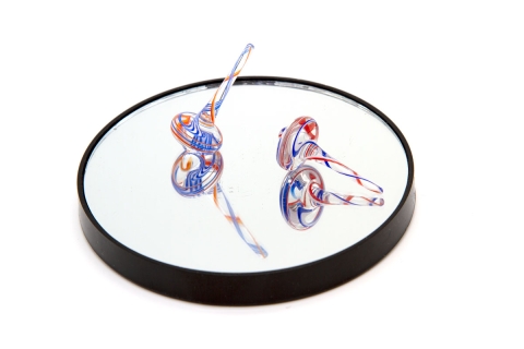 BZ013 - Glass top Gr1 blue/white/red