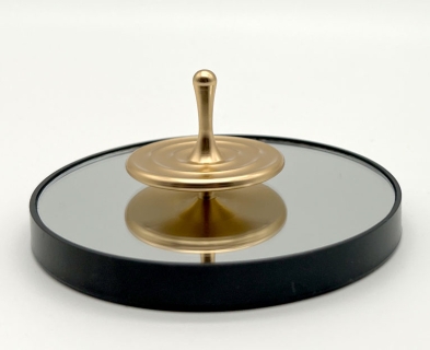 CS206 - Metallkreisel Wassertropfen gold