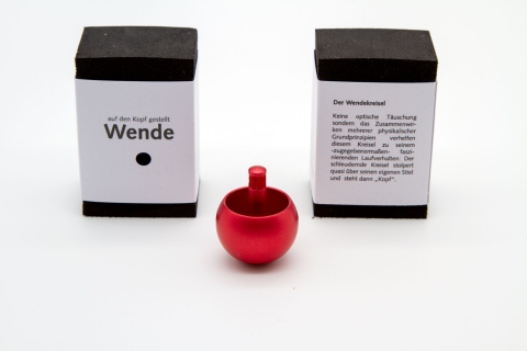 GU129 - Stehauf- / Wende- / Umkehrkreisel rot
