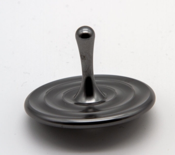CS206_4 - Metallkreisel Wassertropfen grau