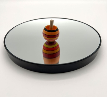 CS133_3s - Spiegel 180 mm konkav schwarz