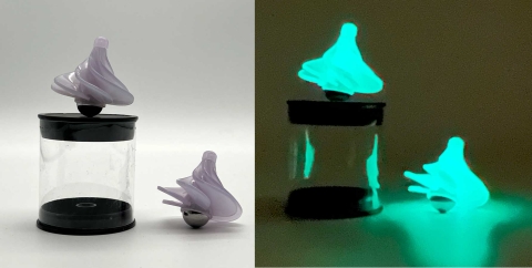 CS276_2 - Pustekreisel fluoreszierend grau